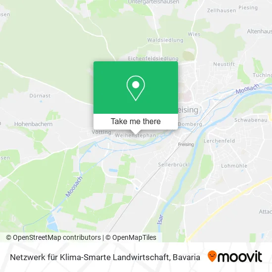 Карта Netzwerk für Klima-Smarte Landwirtschaft