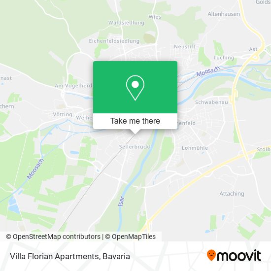 Villa Florian Apartments map