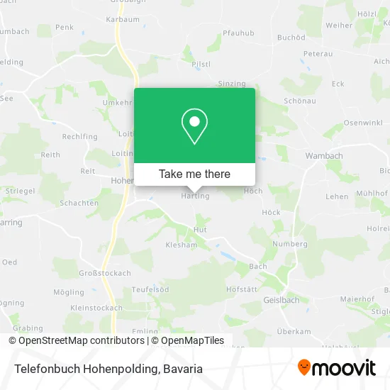 Карта Telefonbuch Hohenpolding