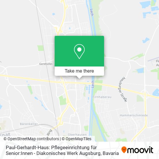 Paul-Gerhardt-Haus: Pflegeeinrichtung für Senior:Innen - Diakonisches Werk Augsburg map