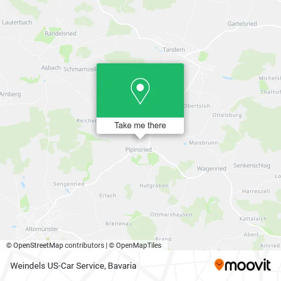 Карта Weindels US-Car Service