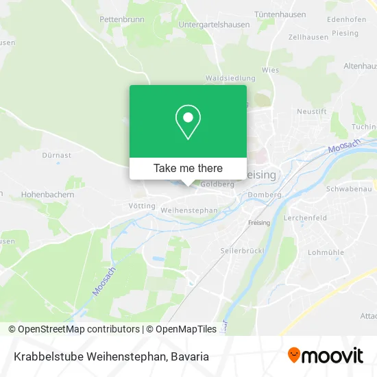 Карта Krabbelstube Weihenstephan