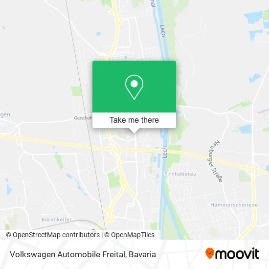 Карта Volkswagen Automobile Freital