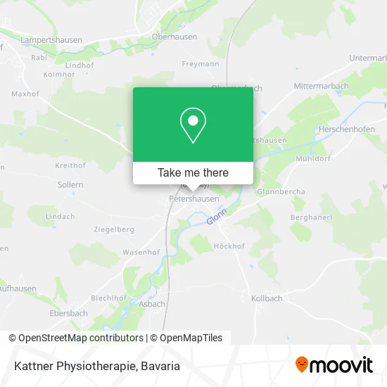 Карта Kattner Physiotherapie