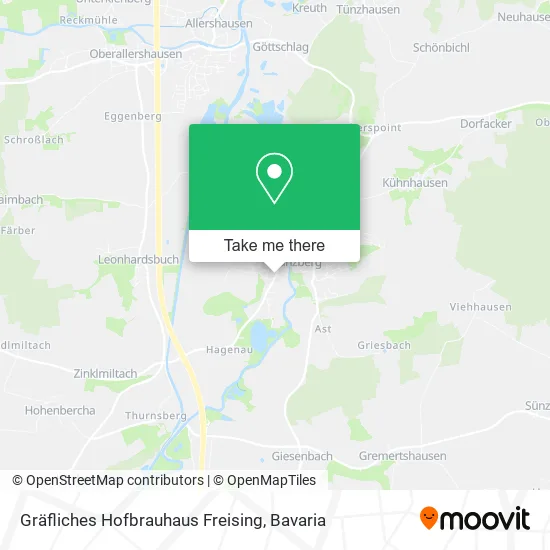 Карта Gräfliches Hofbrauhaus Freising