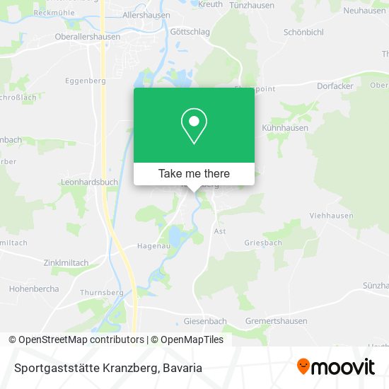 Sportgaststätte Kranzberg map