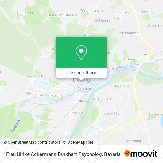 Карта Frau Ulrike Ackermann-Burkhart Psycholog