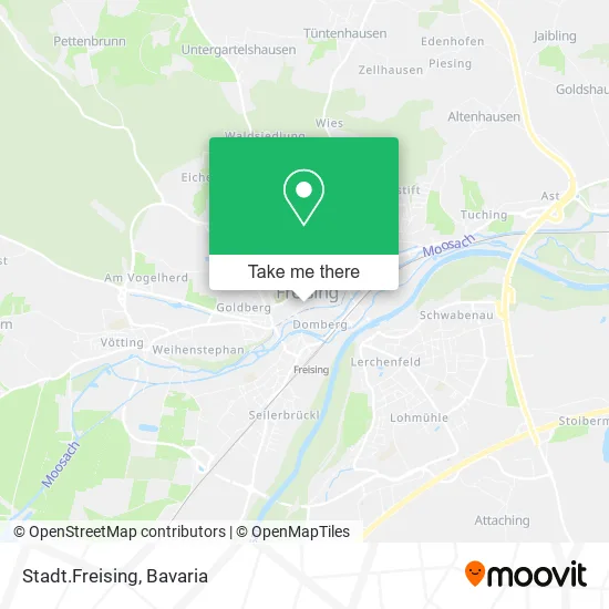 Карта Stadt.Freising