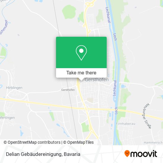 Delian Gebäudereinigung map