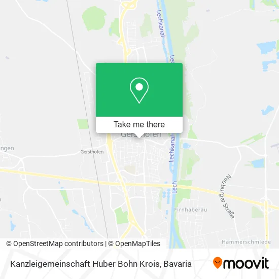 Карта Kanzleigemeinschaft Huber Bohn Krois