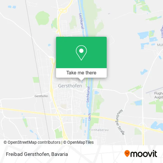 Карта Freibad Gersthofen