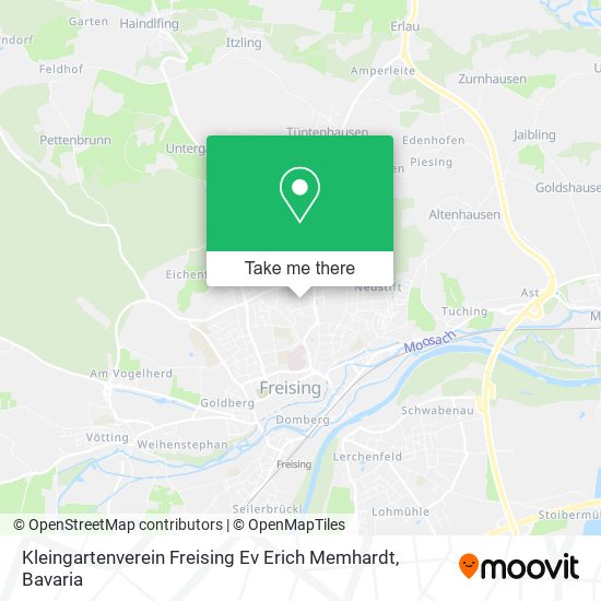Kleingartenverein Freising Ev Erich Memhardt map