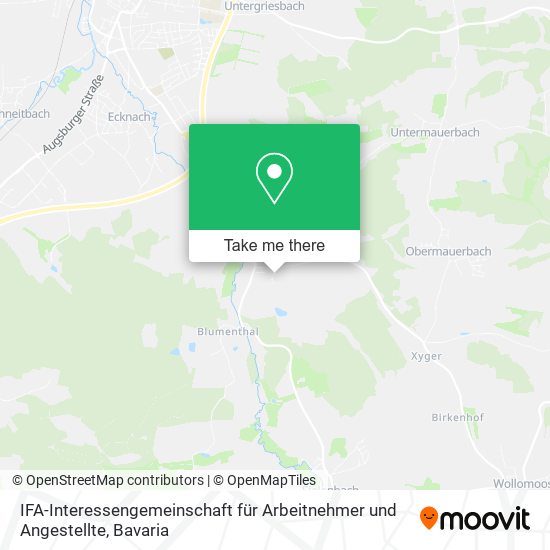 IFA-Interessengemeinschaft für Arbeitnehmer und Angestellte map