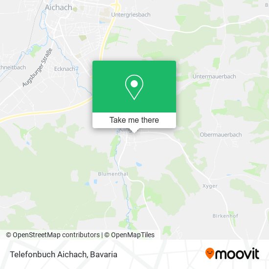 Telefonbuch Aichach map