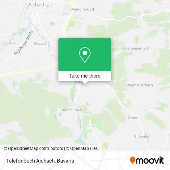 Карта Telefonbuch Aichach