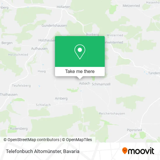 Карта Telefonbuch Altomünster