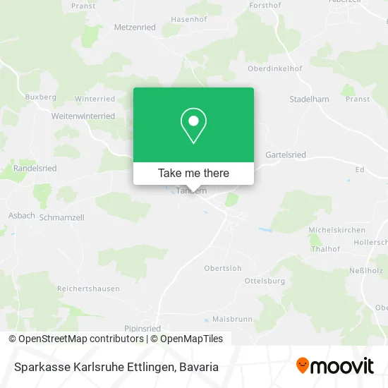 Карта Sparkasse Karlsruhe Ettlingen
