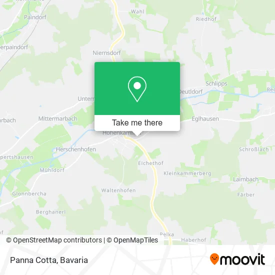 Карта Panna Cotta