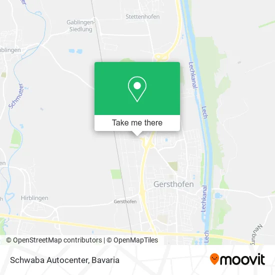 Карта Schwaba Autocenter