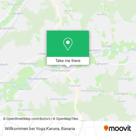 Willkommen bei Yoga Karuna map