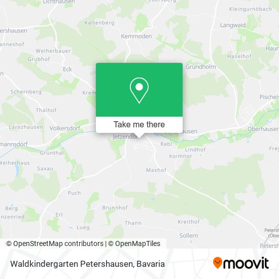 Waldkindergarten Petershausen map
