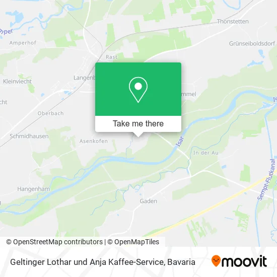 Карта Geltinger Lothar und Anja Kaffee-Service