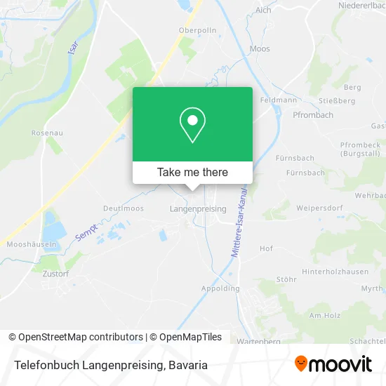 Карта Telefonbuch Langenpreising