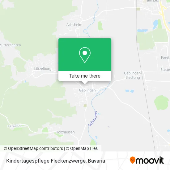 Карта Kindertagespflege Fleckenzwerge
