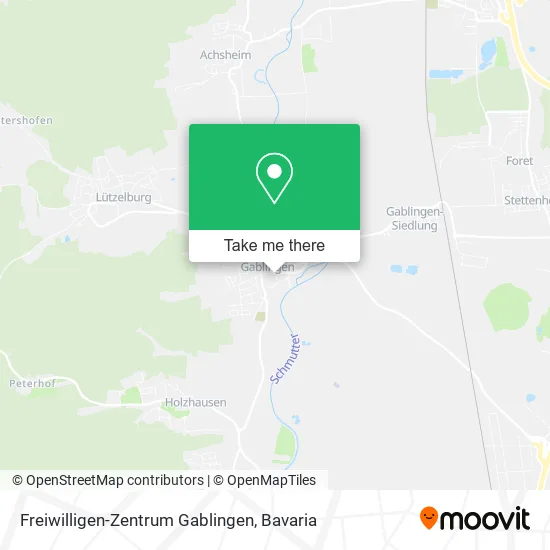 Карта Freiwilligen-Zentrum Gablingen