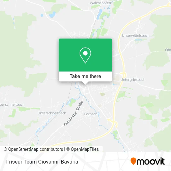 Friseur Team Giovanni map