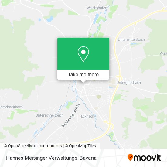 Hannes Meisinger Verwaltungs map