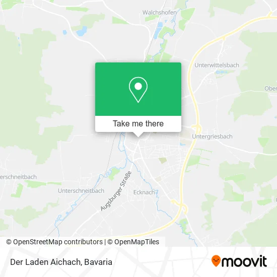 Der Laden Aichach map