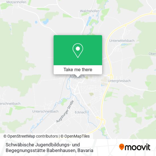 Schwäbische Jugendbildungs- und Begegnungsstätte Babenhausen map