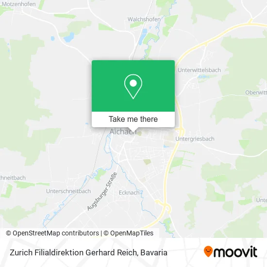 Карта Zurich Filialdirektion Gerhard Reich