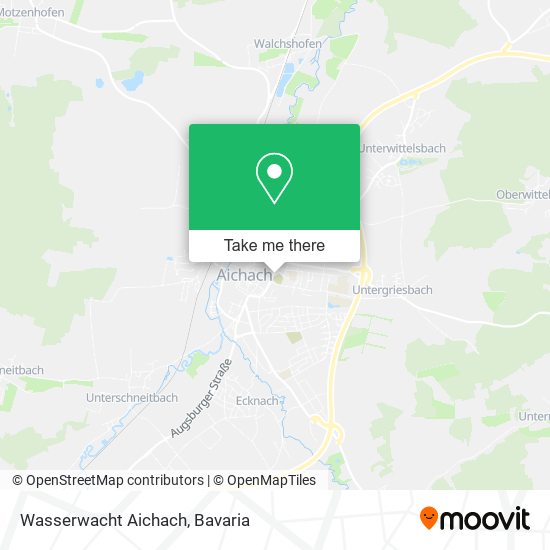 Wasserwacht Aichach map