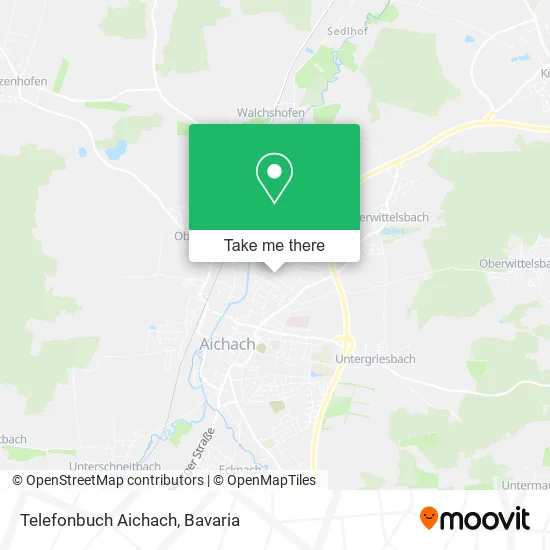Карта Telefonbuch Aichach