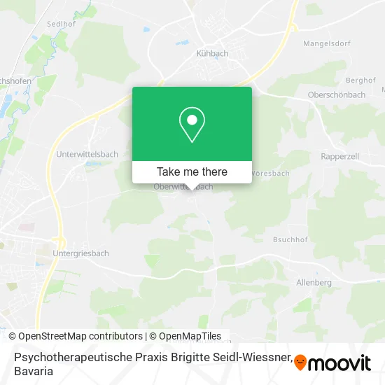 Карта Psychotherapeutische Praxis Brigitte Seidl-Wiessner