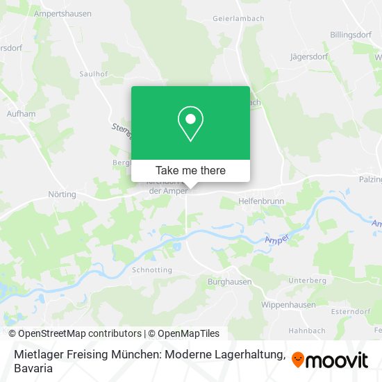 Mietlager Freising München: Moderne Lagerhaltung map