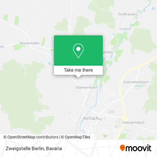 Карта Zweigstelle Berlin