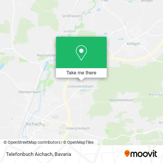 Карта Telefonbuch Aichach