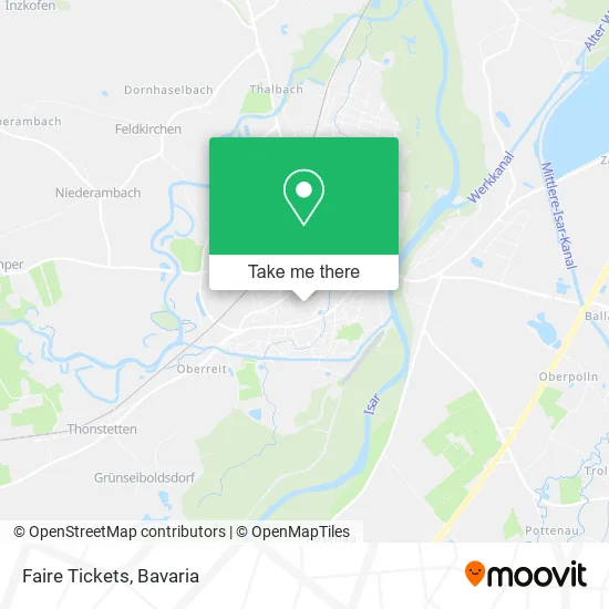 Карта Faire Tickets