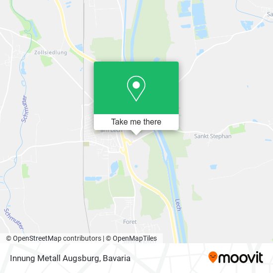 Innung Metall Augsburg map
