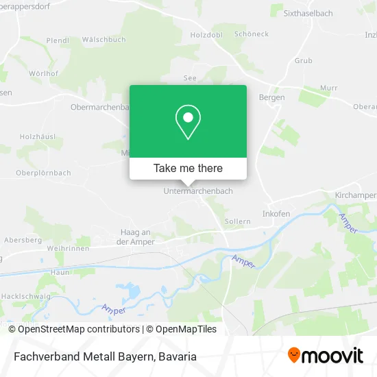 Карта Fachverband Metall Bayern