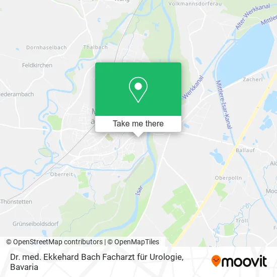 Карта Dr. med. Ekkehard Bach Facharzt für Urologie
