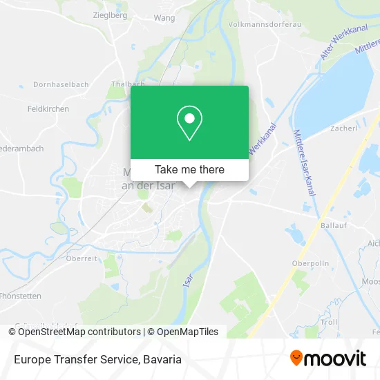 Карта Europe Transfer Service