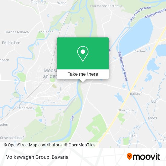 Volkswagen Group map