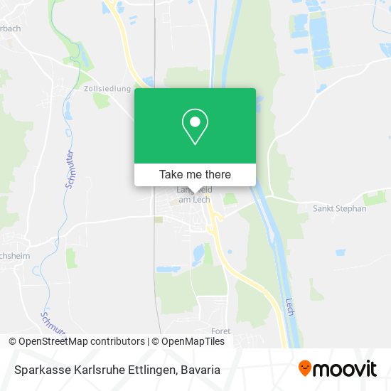 Sparkasse Karlsruhe Ettlingen map