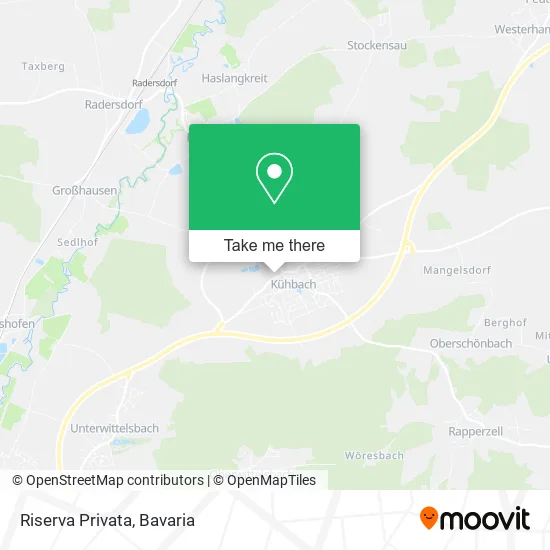Карта Riserva Privata