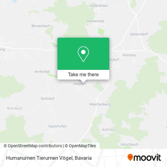 Humanurnen Tierurnen Vögel map