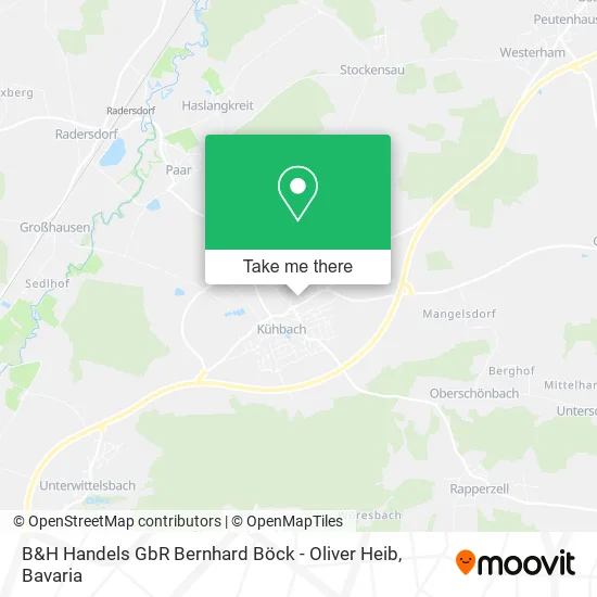 Карта B&H Handels GbR Bernhard Böck - Oliver Heib